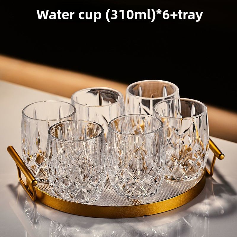 European Style High-Quality Household Water Set Juice Creative Beer Cup Thickened Whiskey Glass_voghion.com