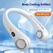 Leaveless Hängender Hals Tragbarer Outdoor-Lüfter mit extrem langer Lebensdauer USB-Aufladung Leiser Mini-Kühler Kleiner Lüfter_voghion.com