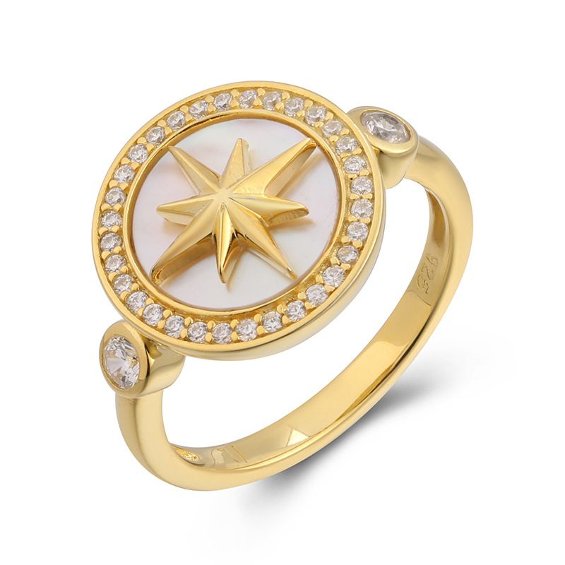 Moda Mizaç Çift Katmanlı Kolye Düz Yılan Köprücük Kemiği Zinciri Uzun Kazak Zinciri Yığılabilir Sekiz Uçlu Yıldız Yüzük Küpe Seti_voghion.com