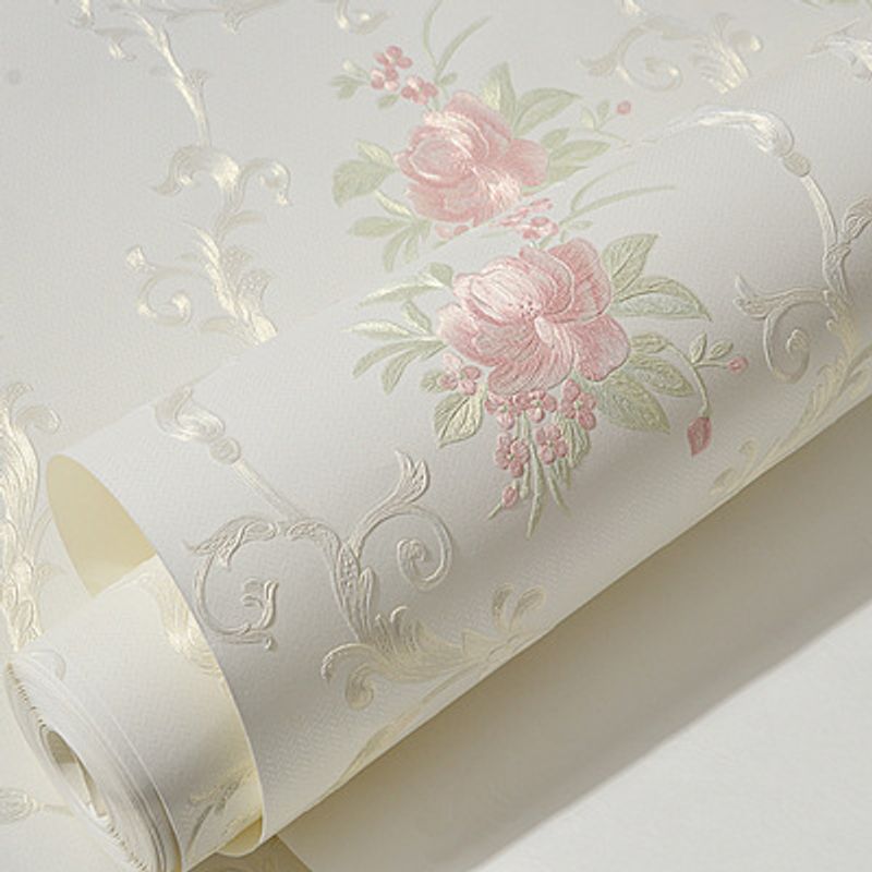 Tapet autoadeziv unisex pentru dormitor, rulou mare, autocolante instant, 3d, în relief, stil pastoral, tapet cu flori mari, autoadeziv_voghion.com