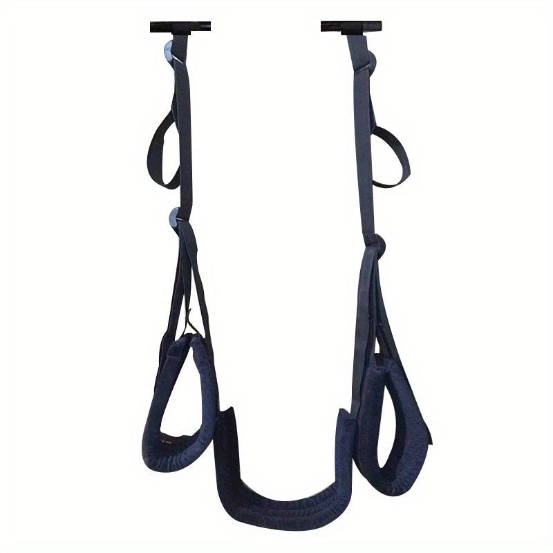 Sex Swing; 1 Set; Couple Sexy Swing; Sex Door Swing; Hanging Door Swing With Seat Position Assist Soft Strap; Sex Games Support_voghion.com