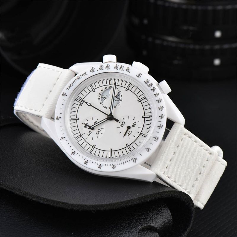 Man Watch Klassesch a fashionabel Männer Timing Quartz Watch am Geschäftsstil Edelstol mat Gummi Gürtel Männer Auer_voghion.com
