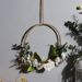 Nordic Style Simulation Wreath Wall Decoration Floral Photography Props_voghion.com
