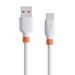 Digitex Liquid Silicone Compatible With Huawei Android Type-C Mobile Phone Flash Fast Charging Data Cable Orange Head_voghion.com
