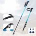 Telescopic 7075 Custom Processing Printed Foam Handle Metal Buckle Hiking Stick Non-Slip Lightweight Climbing_voghion.com