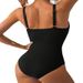 2025 New Bikini Strap Cover-Up Conservative One-Piece Swimsuit For Women High-End Hot Spring Swimwear_voghion.com
