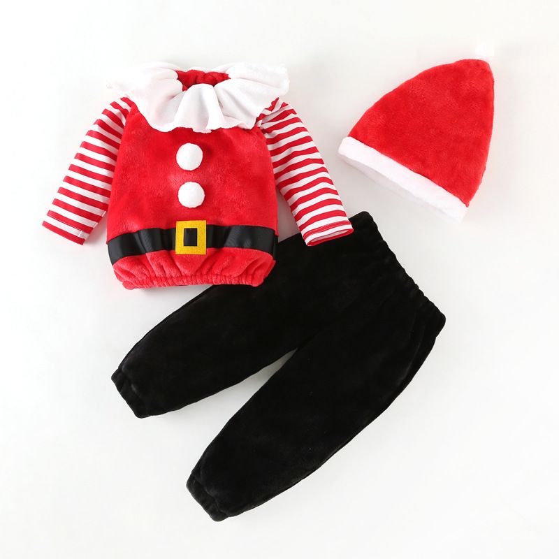 Kids' Clothing hooded costumes baby clothes men and women four piece suit Christmas children's clothing_voghion.com