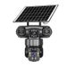 QL19 Panoramic 360-Degree Three-Screen Wireless Smart WiFi/4G Solar Camera Surveillance Bullet Dome Integrated_voghion.com