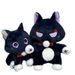 Black Scaramouche Cat Game Genshin Impact Fluffy Wanderer Pet Plush Toys Cosplay Doll Soft Stuffed Pillow Gift For Kids_voghion.com