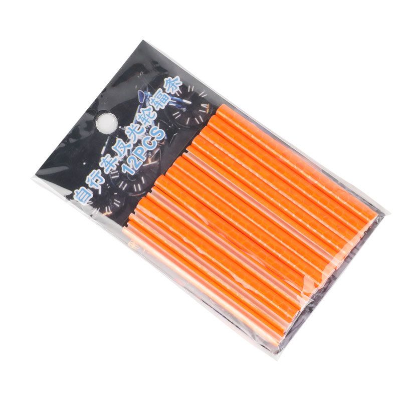 Color Bicycle Reflective Strips, Hot Wheels, Fixed Fly Wire Clips, Bicycle Equipment, 12 Pieces Per Pack_voghion.com