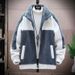Winter plus velvet thick warm coat men's cotton wool jacket_voghion.com