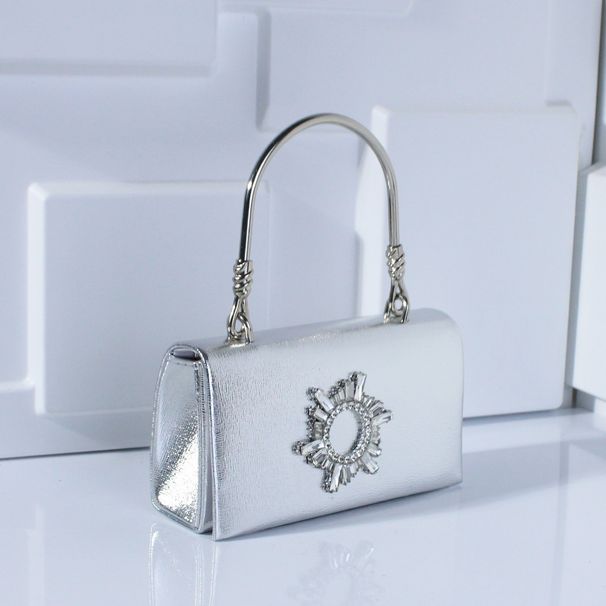 Women’s Bags Fashion Retro Rhinestone Exquisite Chain Small Square Bag Evening Rhinestone Handbag Dress Bag Messenger Bag_voghion.com