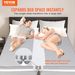2-in-1 Bed Bridge Twin To King With Attached Sheet - Twin Bed Connector - Split King Gap Filer - Mattress Wedge Gap Filler - Twin To King Bed Converter - Mattress Gap Filler King Bed, 80"L X 12"W_voghion.com