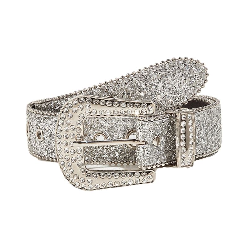 Unique Waist Belt Shinning Rhinestone Belt for Woman Men Jeans Formal Dress_voghion.com