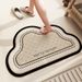 Tappetini antiscivolo per il bagno, tappetini assorbenti in fango diatomeico, tappetini per porte a forma di nuvola, tappeti ad asciugatura rapida_voghion.com