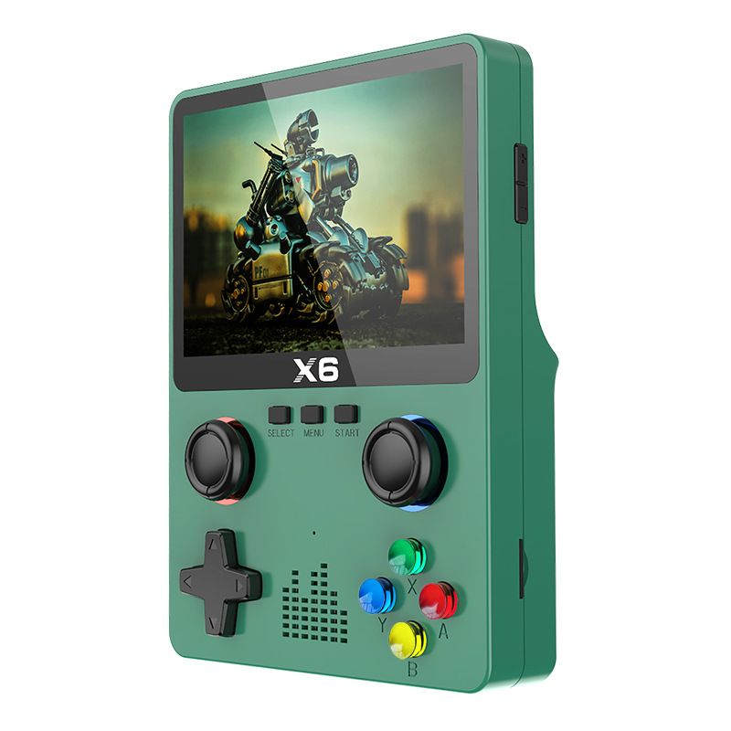 1PC Neue X6 spielkonsole HD PSP handheld spielkonsole dual joystick GBA arcade-simulator für zwei spieler_voghion.com