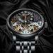 AILANG Mechanical Watch Men 30M Waterproof Automatic Watches Stainless Steel Skeleton Dial Luxury Double Tourbillon Watch Men_voghion.com