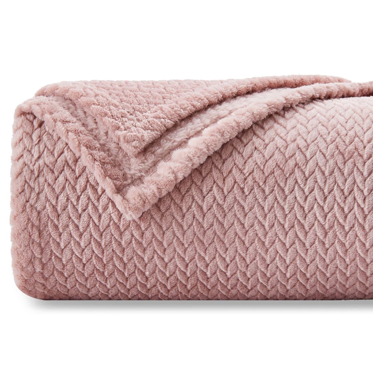 Blanket Soft Cozy Throw Blanket Lightweight Plush Comfort Textured Flannel Blanket Warm Plush Blanket Sofa Bed_voghion.com