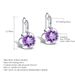 Mode Einfache Natürliche Gelbe Amethyst Ohrringe S925 Silber Intarsien Topas Edelstein Ohrringe_voghion.com