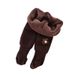 Børnetøj Børne vinter plus fløjls fortykkede strømpebukser til piger Maillard-farve varme babyleggings med store numser_voghion.com
