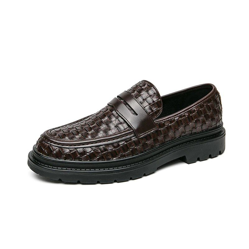 2024 Neu in Stiefeletten Slip On Herrenmode Hochwertige Loafer Herren Freizeitschuhe Mocasines_voghion.com