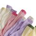 Calzini estivi coreani sottili da bambina in maglia di cotone traspirante a metà polpaccio color macaron_voghion.com