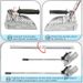 Edelstahl Strand Sand Scoop Metal Detectioun mat Handle Tool Fast Sifting Metal Detector Schatz Juegd Schaufel Tool_voghion.com