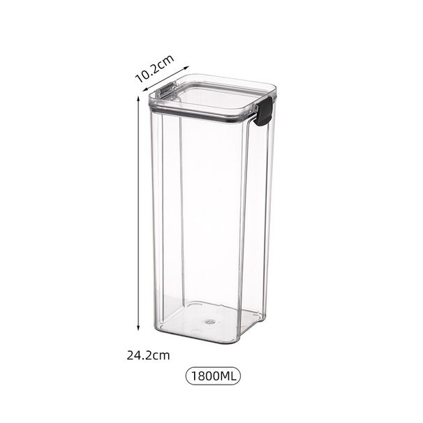 Contenitori trasparenti ermetici per alimenti - Set da 3 pezzi per tè, frutta secca e spezie (plastica senza BPA)_voghion.com