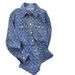 Women's Clothing Casual Lining Spring And Autumn New All Over Printed Jacquard Loose Shirt Age Reducing Versatile Top_voghion.com