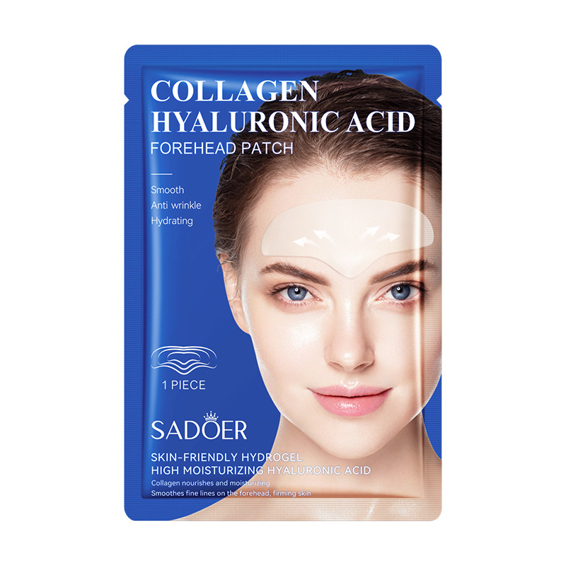 SADOER Hyaluronic Acid Collagen Firming Improve Forehead Lines Gel Patch_voghion.com