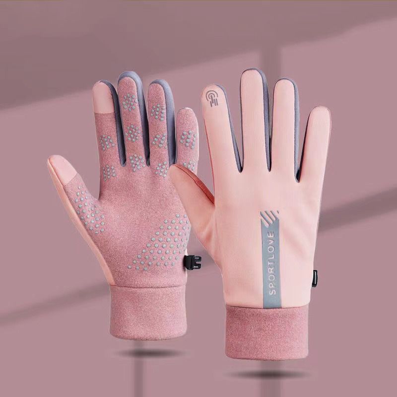 Neue Winter-Radsport-Ski-verdickte Sport-Winddichte warme Touchscreen-rutschfeste Reithandschuhe für Männer und Frauen_voghion.com