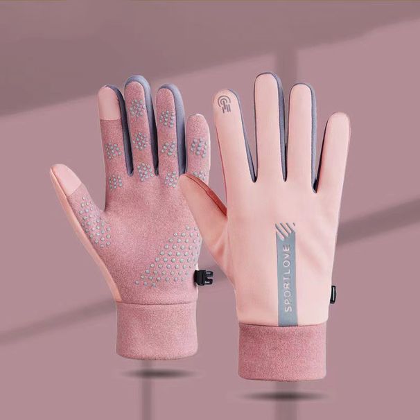 Neue Winter-Radsport-Ski-verdickte Sport-Winddichte warme Touchscreen-rutschfeste Reithandschuhe für Männer und Frauen_voghion.com