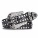 VOOTHOST Punk Rhinestone Belts Strap Western Cowboy Diamonds Bling Belt Men Y2K Crystal Studded Cinto De Strass for Jeans VB080_voghion.com