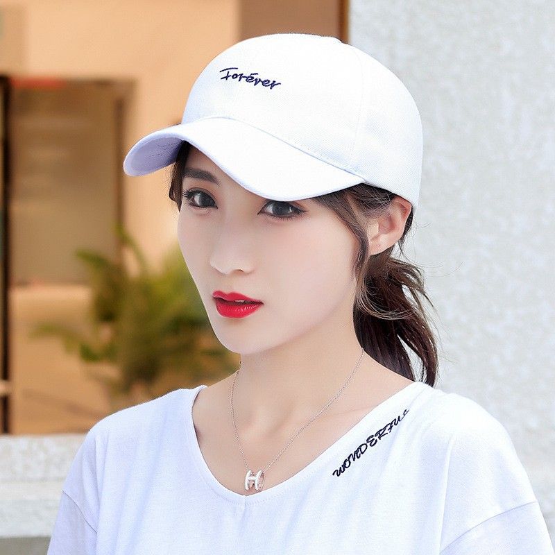 Summer four seasons new youth leisure letter baseball cap Korean version student sun hat fashion men and women duckbill cap_voghion.com