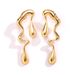 Boucles d'oreilles géométriques pour femmes et filles, grande mode, goutte d'eau irrégulière, minimalisme, boucles d'oreilles modernes en métal, boucles d'oreilles hypoallergéniques, bijoux tendance, cadeaux_voghion.com