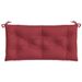Panca da vino in tessuto imbottito rosso 19,7+19,7 X2,8 da giardino 39,4x Oxford_voghion.com