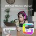 Home RGB Bluetooth Wireless Speaker Wireless Charger Stand TF FM Alarm Clock For IPhone 16~12 Pro Max Fast Charging Music Player_voghion.com