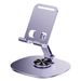 360° Rotating Alloy Phone Stand - Adjustable Desktop Holder For Watching Videos, Live Streaming & Hands-Free Use, Foldable & Portable_voghion.com