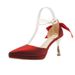 Z28-104 Waterproof Platform 2025 Autumn New Thin Pointed Sexy Women's Korean Edition Versatile High Heel Single Shoes_voghion.com