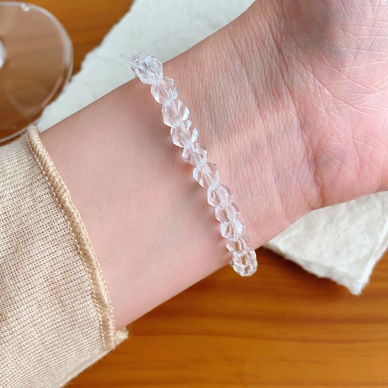 Nœud en perles de cristal transparentes pour femmes avec un sens du luxe, de l'élégance, du tempérament de la mode, tendance et polyvalent_voghion.com