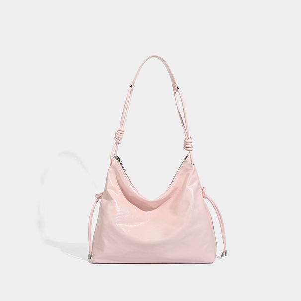 Borsa a mano in morbida pelle con design di nicchia, da donna, primavera ed estate 2025, grande capacità, tracolla, moda di alta gamma_voghion.com