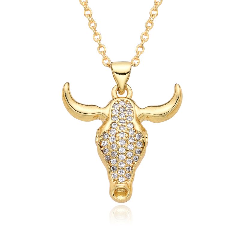 Neue Ins Stil Heißer Verkauf Mode Persönlichkeit Bull Kopf Bull Weibliche Anhänger_voghion.com