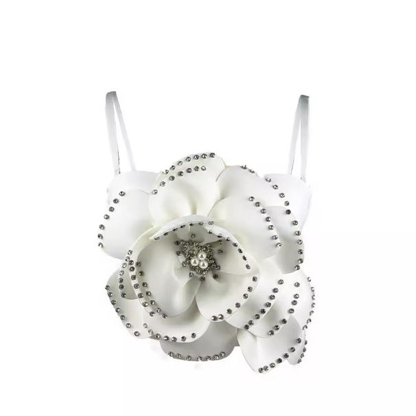 Ropa de mujer, nuevo sujetador de espiga con diseño avanzado y abalorios multicapa con flores grandes, ropa sexy para chicas, tirantes dulces_voghion.com