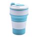 Tazza d'acqua in silicone, pieghevole, portatile, da viaggio, di alta qualità, telescopica_voghion.com