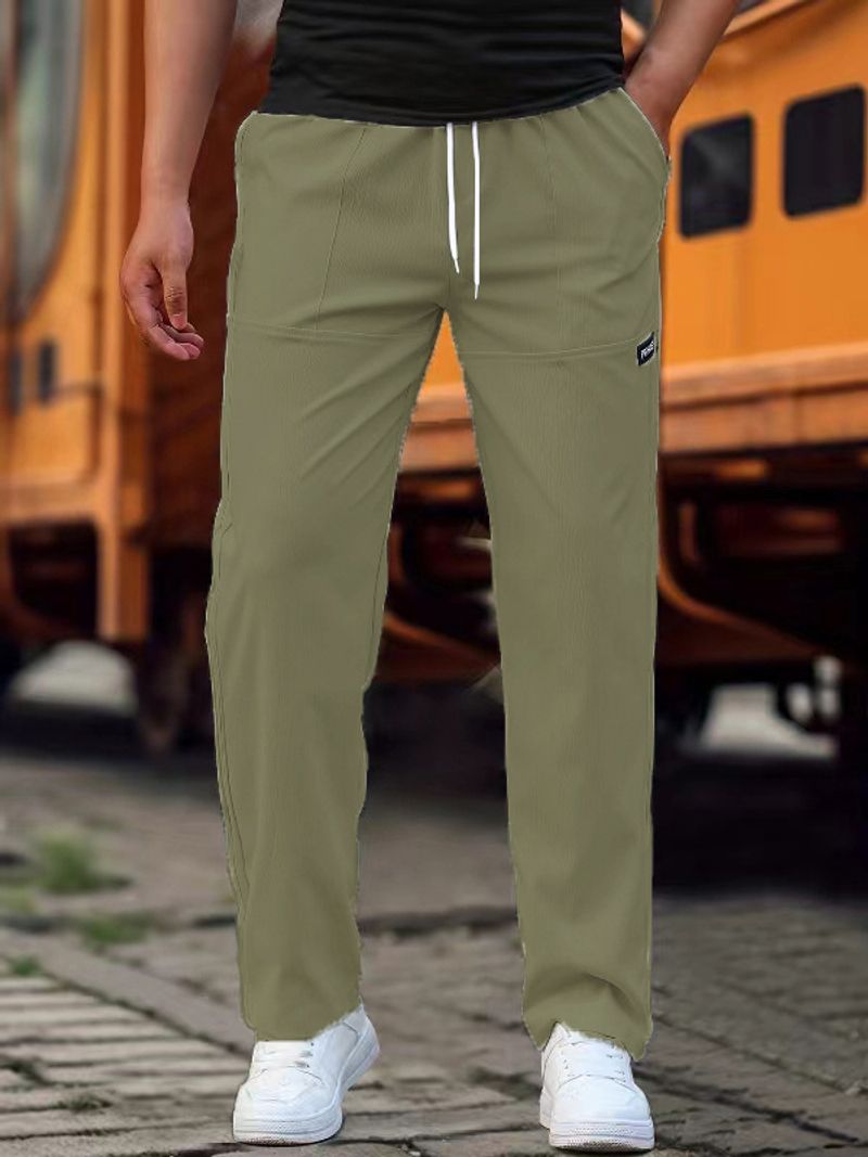 European And American Cross Border New Spring And Autumn Men's Comfortable Casual Trousers Loose And Versatile_voghion.com