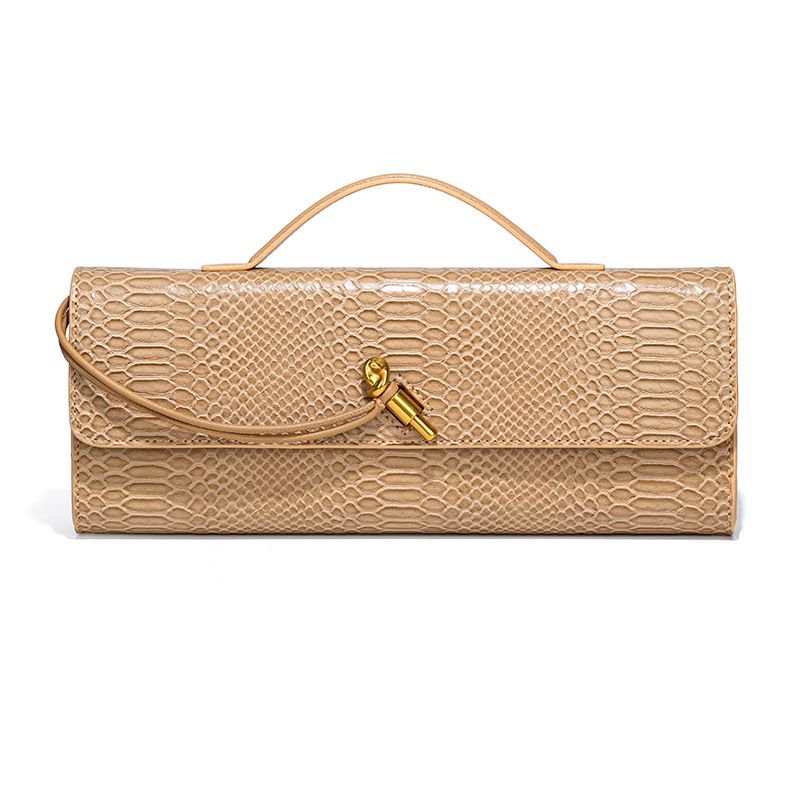 Sac de soirée à main pour femme, sac baguette à motif pierre, sac messager à bandoulière de niche rétro_voghion.com