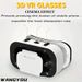 Novidades G05 3d shine con headset cabeça montada realidade virtual óculos vr ajustáveis para smartphones android de 4,76 polegadas_voghion.com