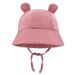 Spring Autumn Solid Color Soft Baby Bucket Hat Cotton Fisherman Hats Kids Summer Toddler Boys Girls Panama Sun Cap 2022_voghion.com