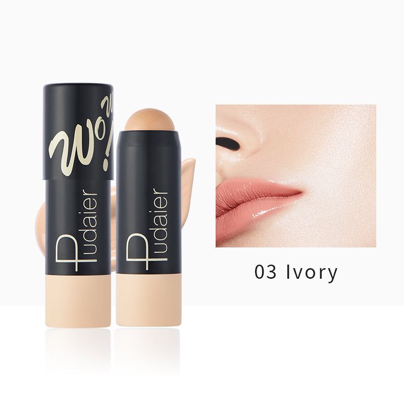 PUDAIER® Nudies Tinted Foundation & Concealer Stick - Color #03 Ivory_voghion.com