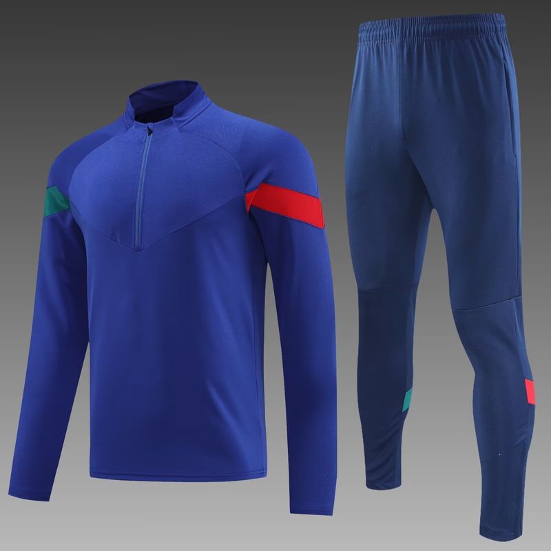 Terno de treino de manga comprida com meio zíper para camisas de futebol infantis de outono e inverno, roupas esportivas para adultos ao ar livre_voghion.com